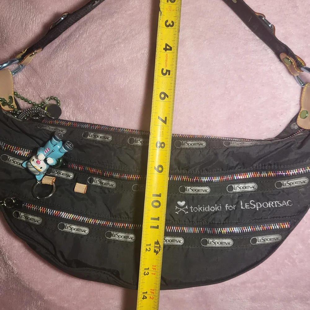LeSportsac x Tokidoki Black Hobo Bag - Picture 8 of 11